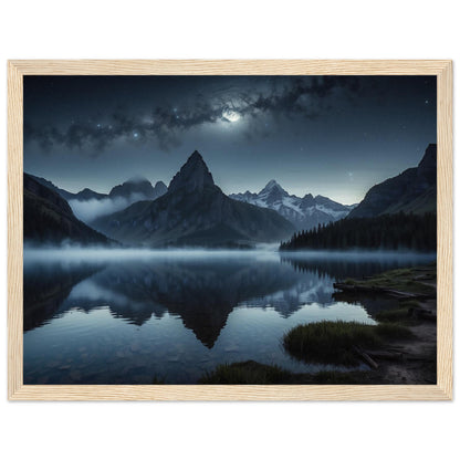 Premium Matte Paper Wooden Framed Poster