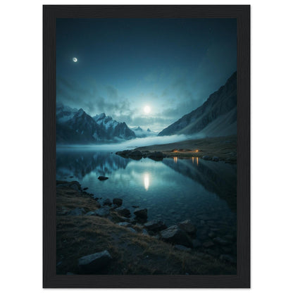 Premium Matte Paper Wooden Framed Poster