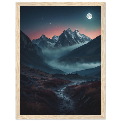 Premium Matte Paper Wooden Framed Poster