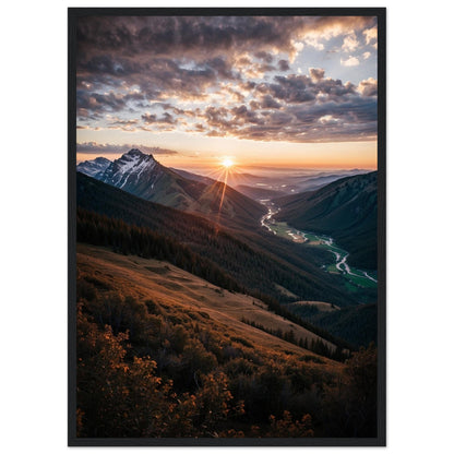 Premium Matte Paper Wooden Framed Poster