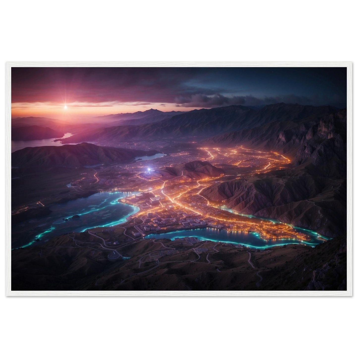 Premium Matte Paper Wooden Framed Poster