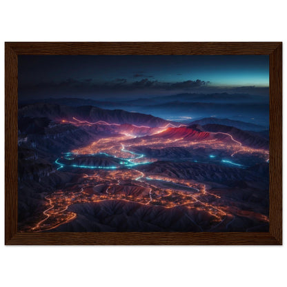 Premium Matte Paper Wooden Framed Poster