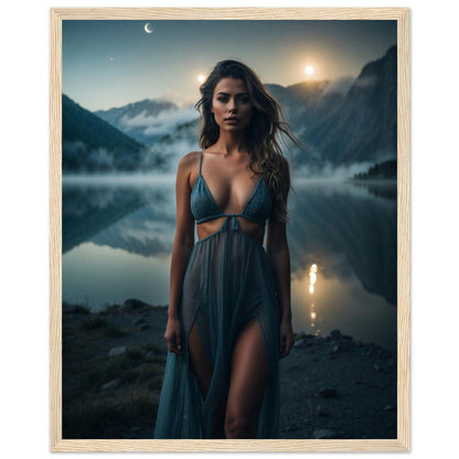 Premium Matte Paper Wooden Framed Poster