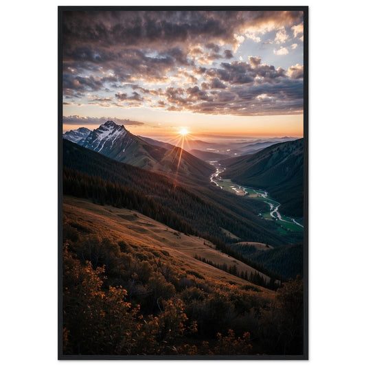 Premium Matte Paper Wooden Framed Poster