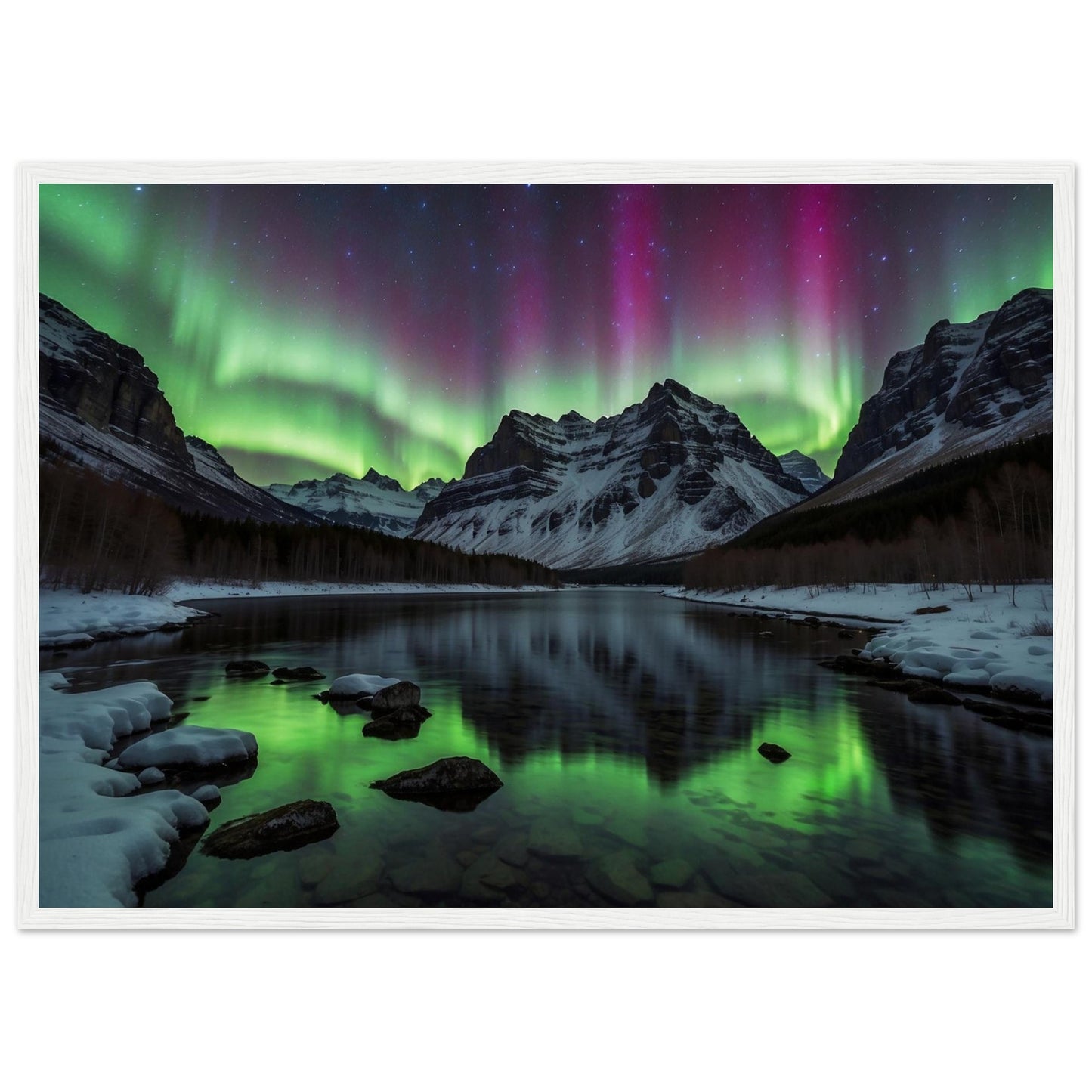Premium Matte Paper Wooden Framed Poster