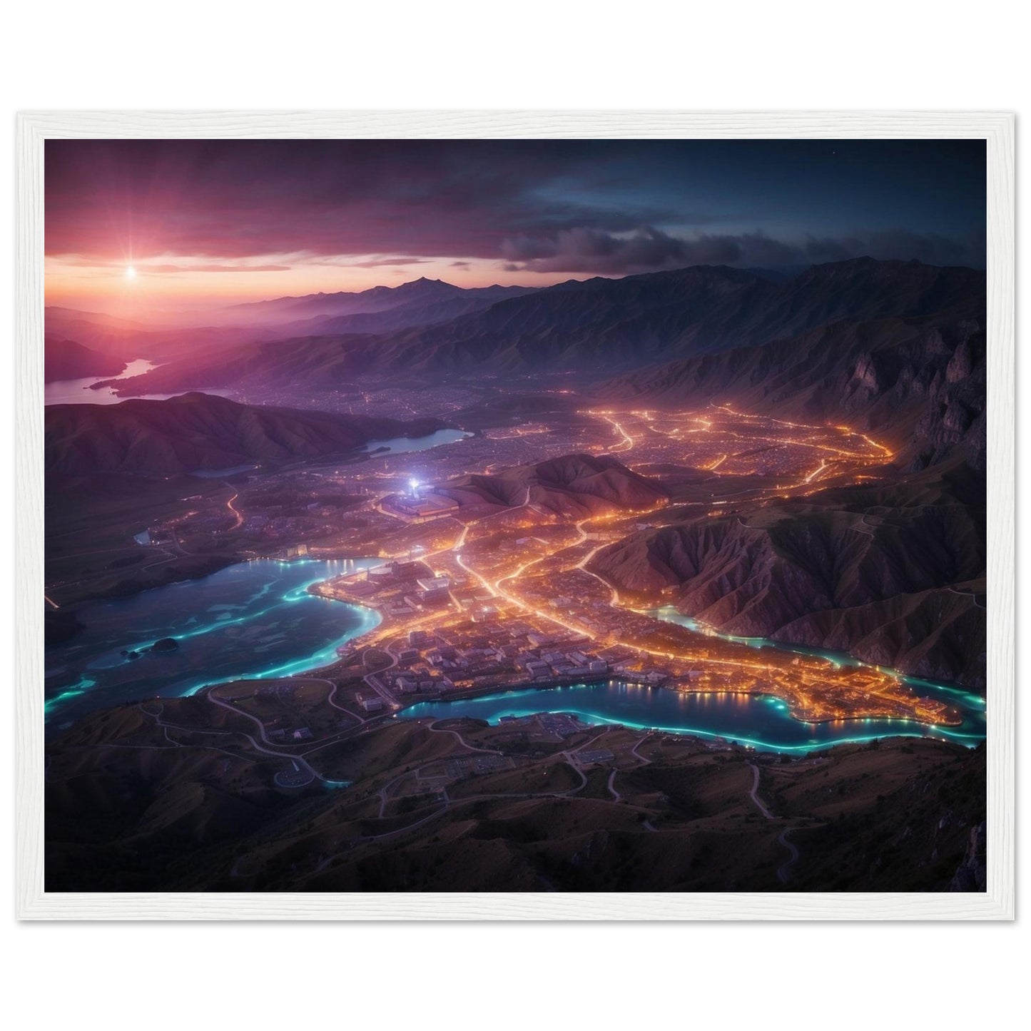 Premium Matte Paper Wooden Framed Poster