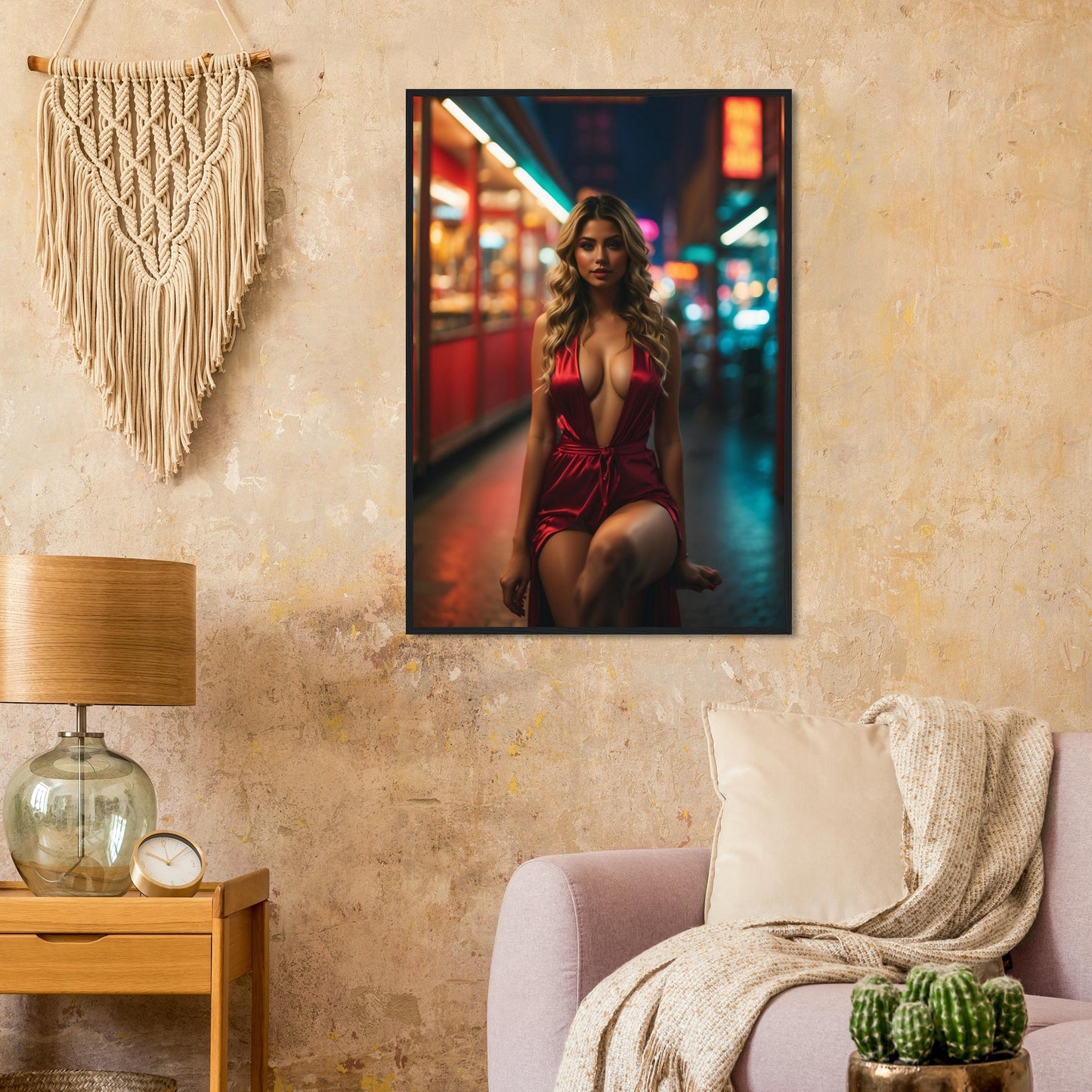 Premium Matte Paper Wooden Framed Poster