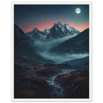 Premium Matte Paper Wooden Framed Poster