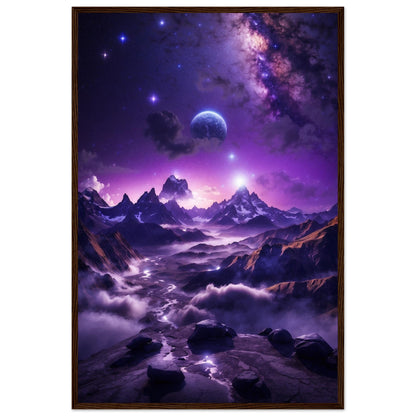 Premium Matte Paper Wooden Framed Poster