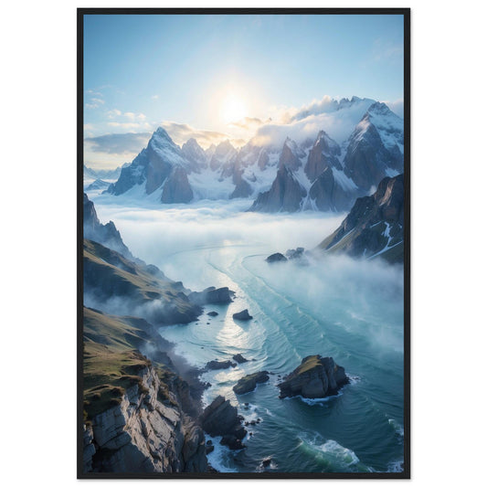 Premium Matte Paper Wooden Framed Poster