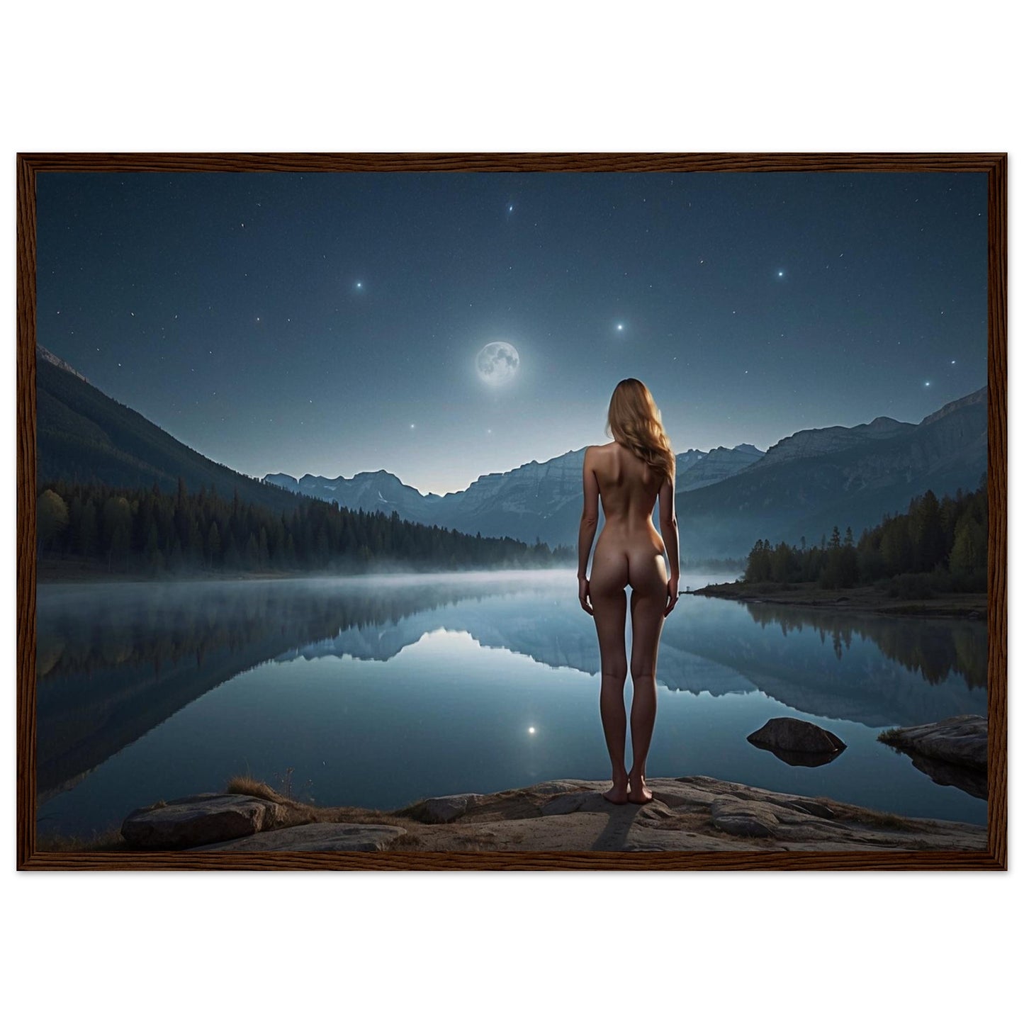 Premium Matte Paper Wooden Framed Poster