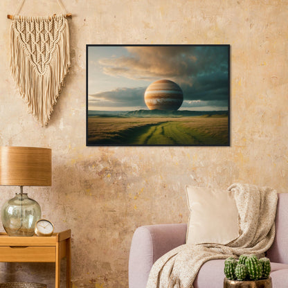 Premium Matte Paper Wooden Framed Poster