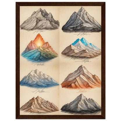 Premium Matte Paper Wooden Framed Poster