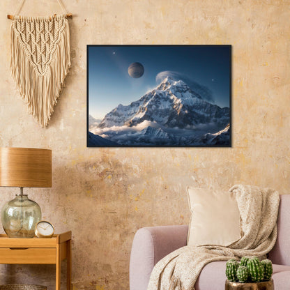 Premium Matte Paper Wooden Framed Poster