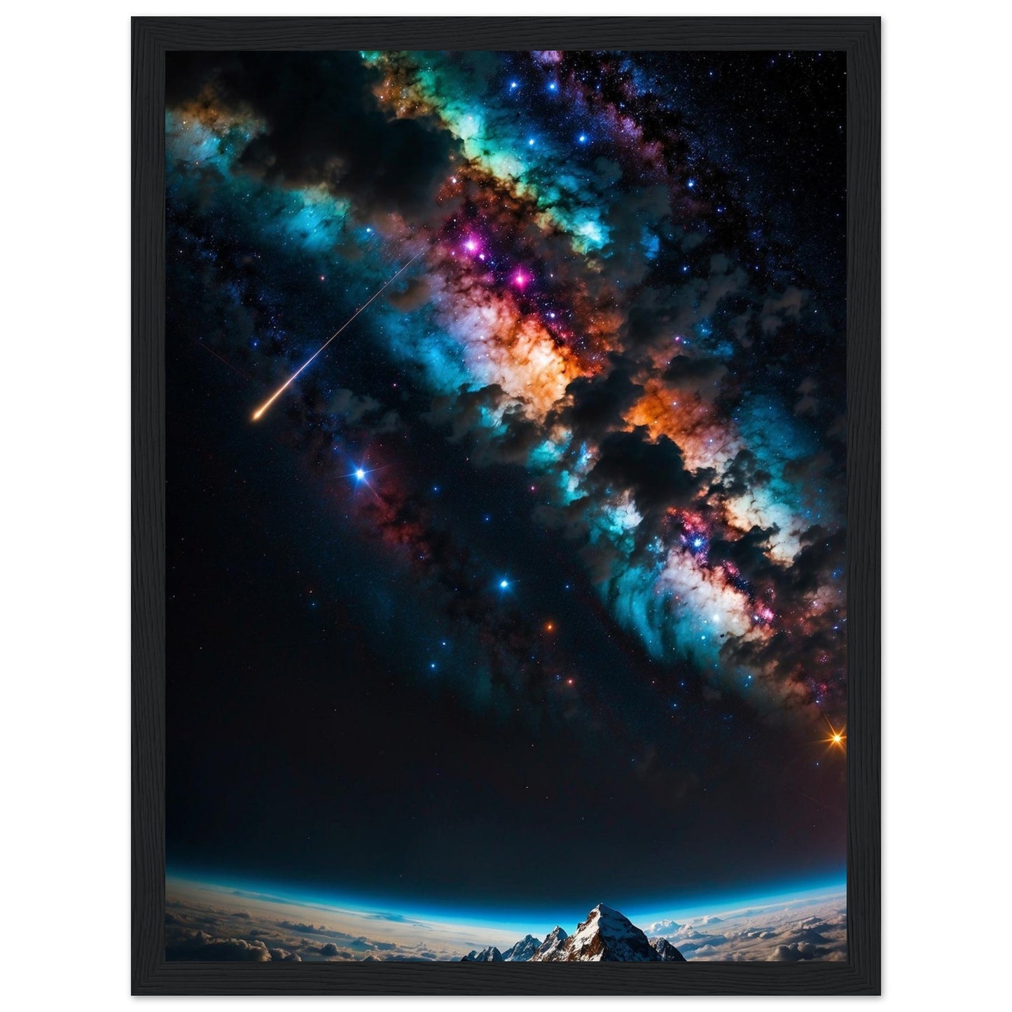 Premium Matte Paper Wooden Framed Poster