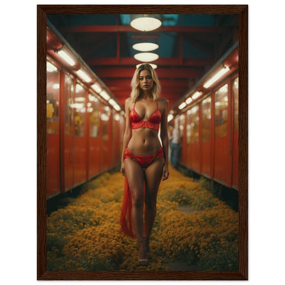 Premium Matte Paper Wooden Framed Poster