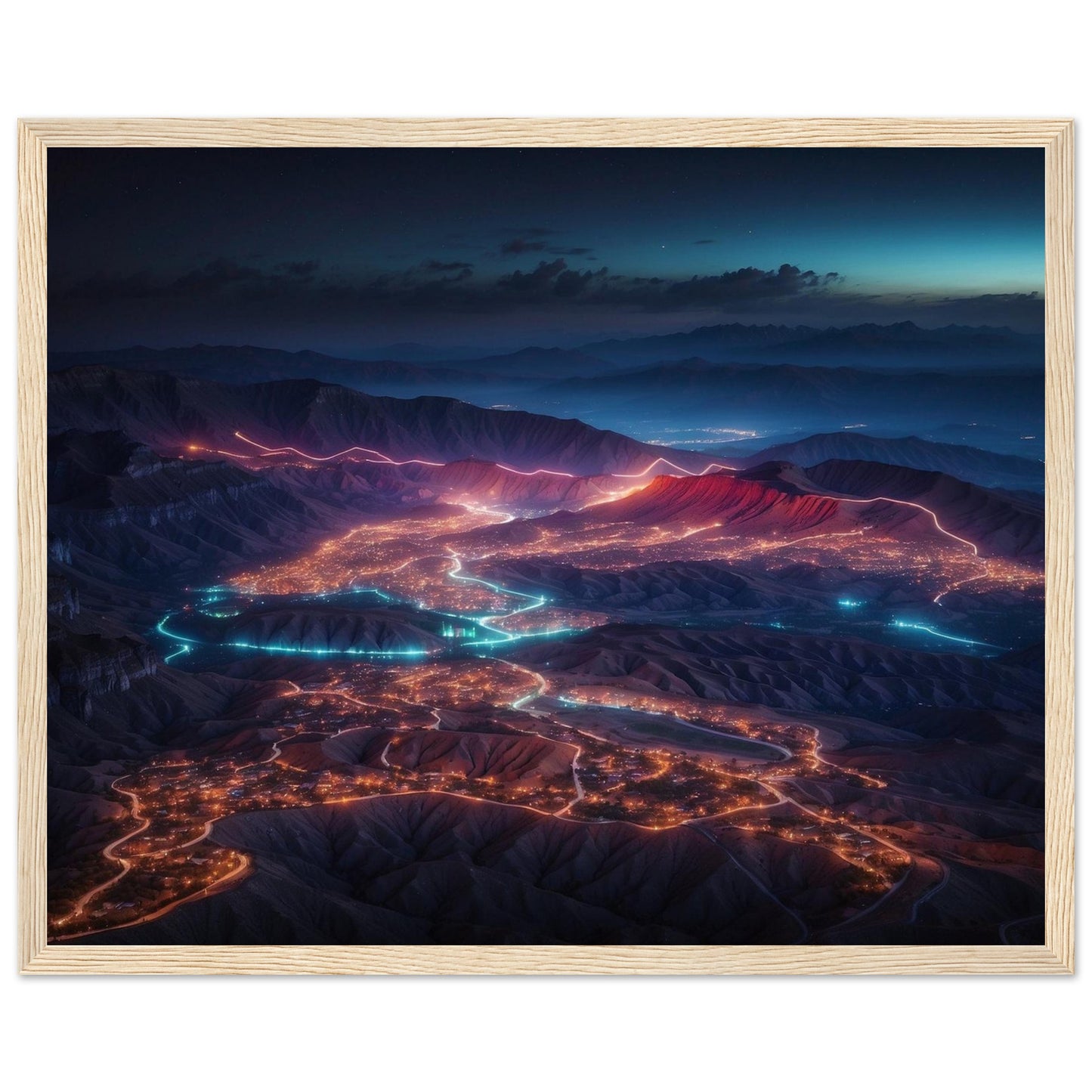 Premium Matte Paper Wooden Framed Poster