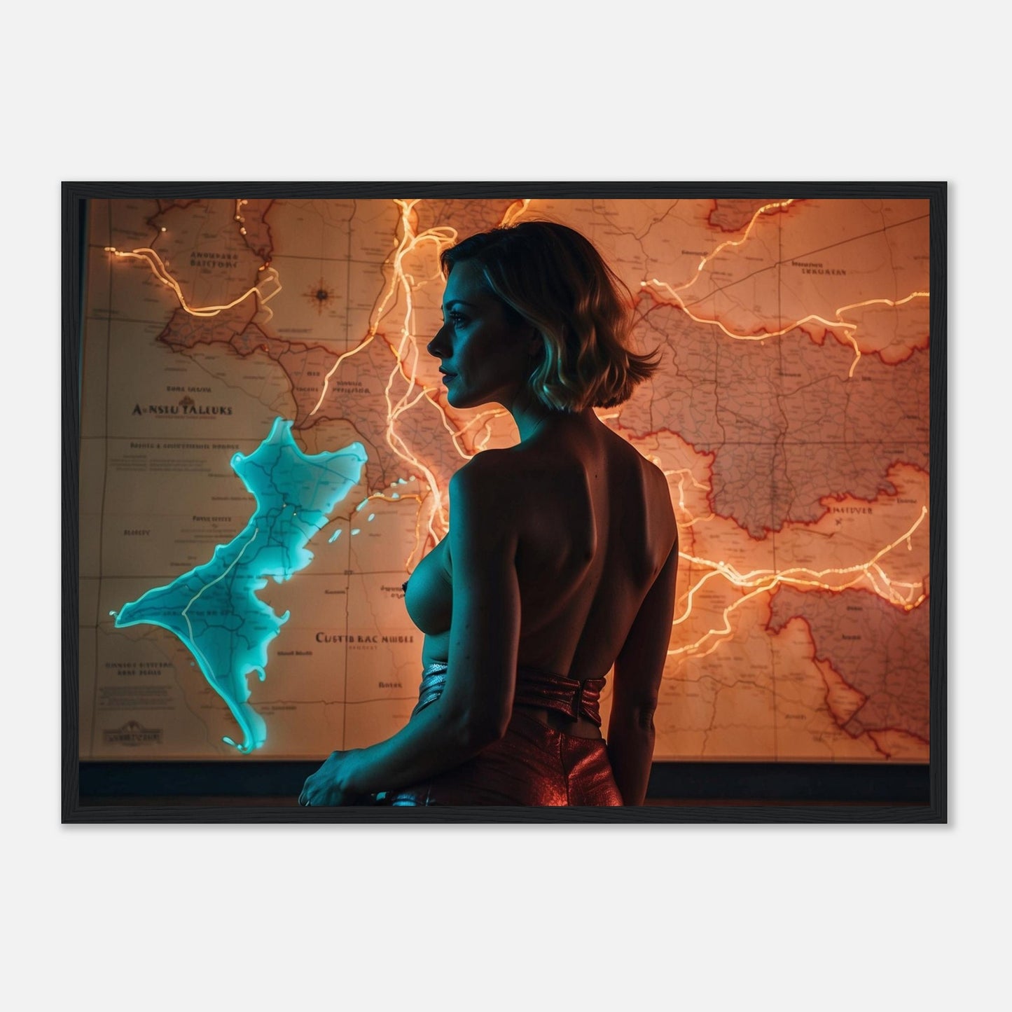 Premium Matte Paper Wooden Framed Poster