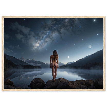 Premium Matte Paper Wooden Framed Poster