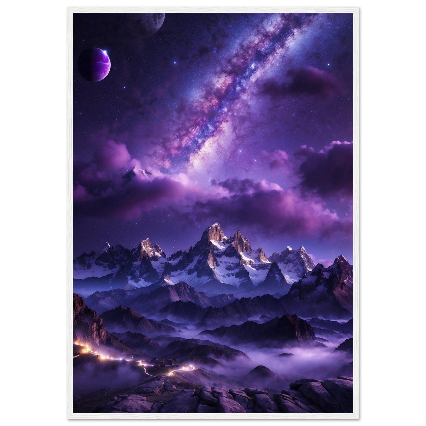 Premium Matte Paper Wooden Framed Poster