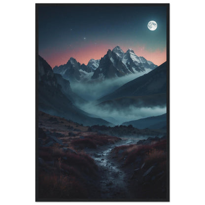 Premium Matte Paper Wooden Framed Poster
