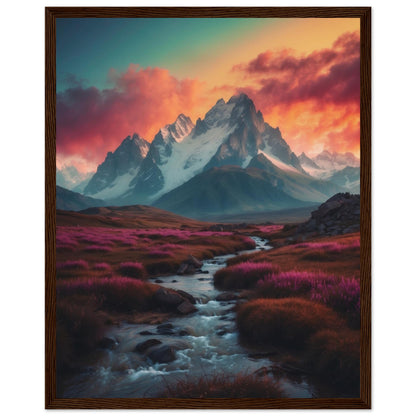 Premium Matte Paper Wooden Framed Poster