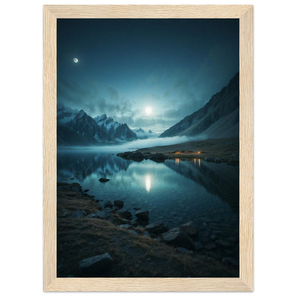 Premium Matte Paper Wooden Framed Poster