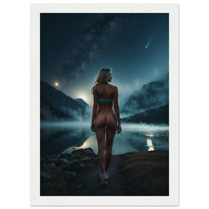 Premium Matte Paper Wooden Framed Poster
