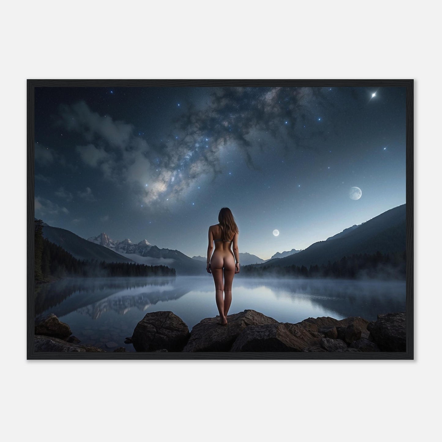 Premium Matte Paper Wooden Framed Poster