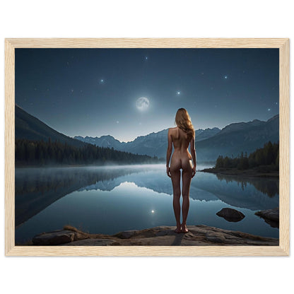 Premium Matte Paper Wooden Framed Poster