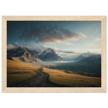 Premium Matte Paper Wooden Framed Poster