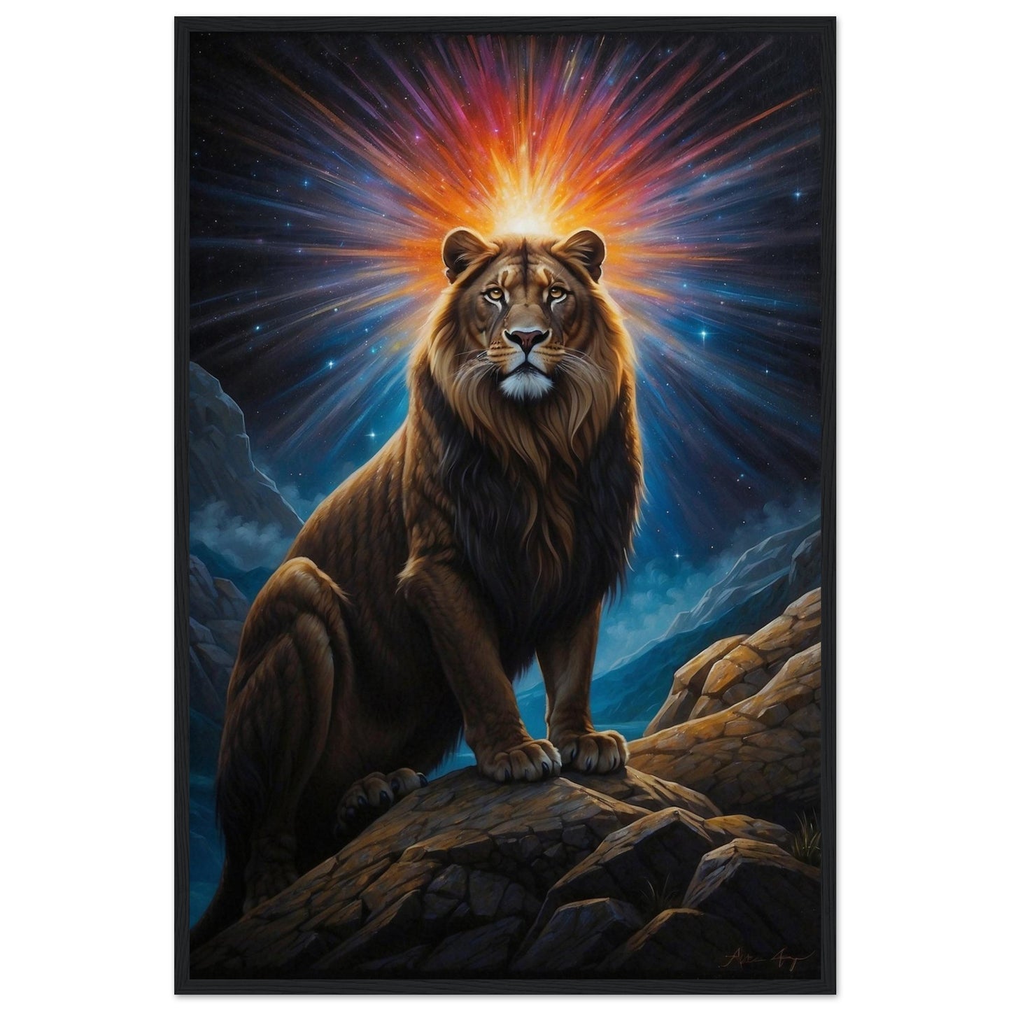 Premium Matte Paper Wooden Framed Poster