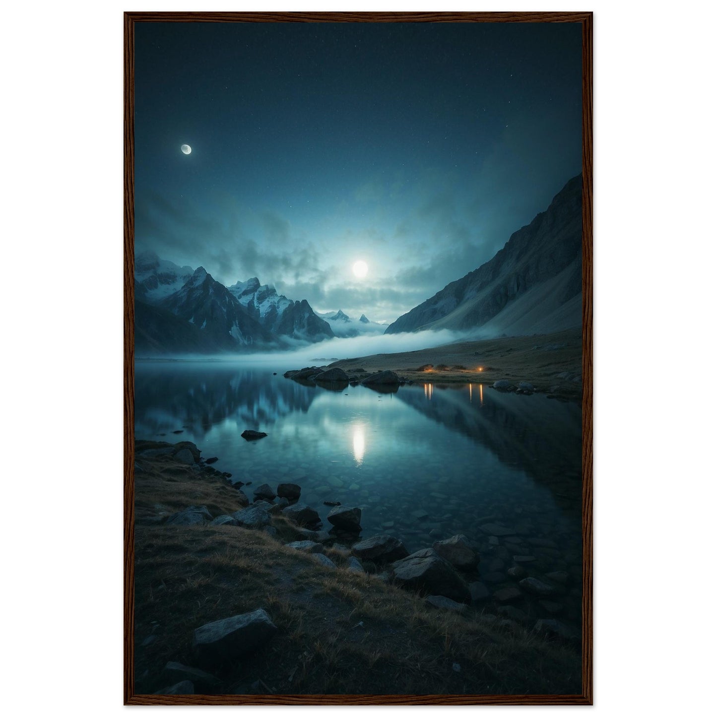Premium Matte Paper Wooden Framed Poster