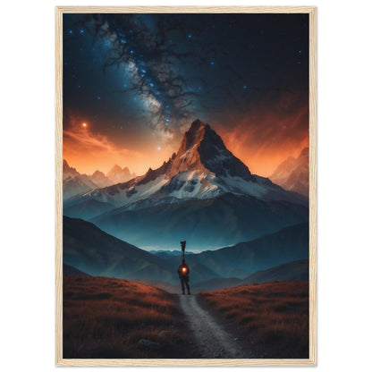 Premium Matte Paper Wooden Framed Poster