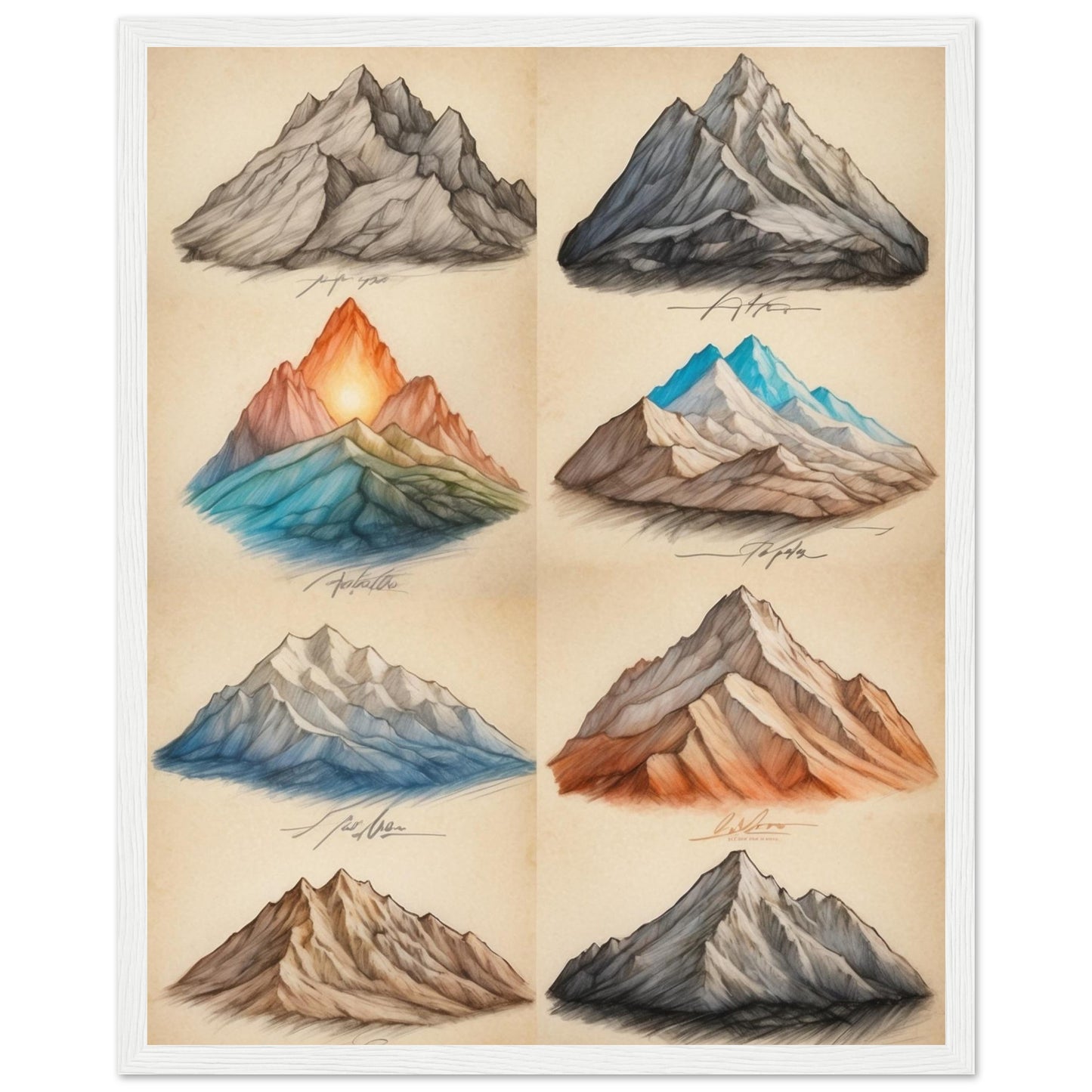 Premium Matte Paper Wooden Framed Poster