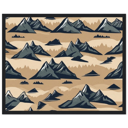 Premium Matte Paper Wooden Framed Poster