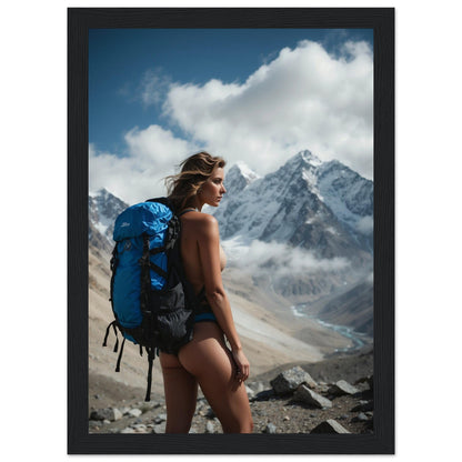 Premium Matte Paper Wooden Framed Poster