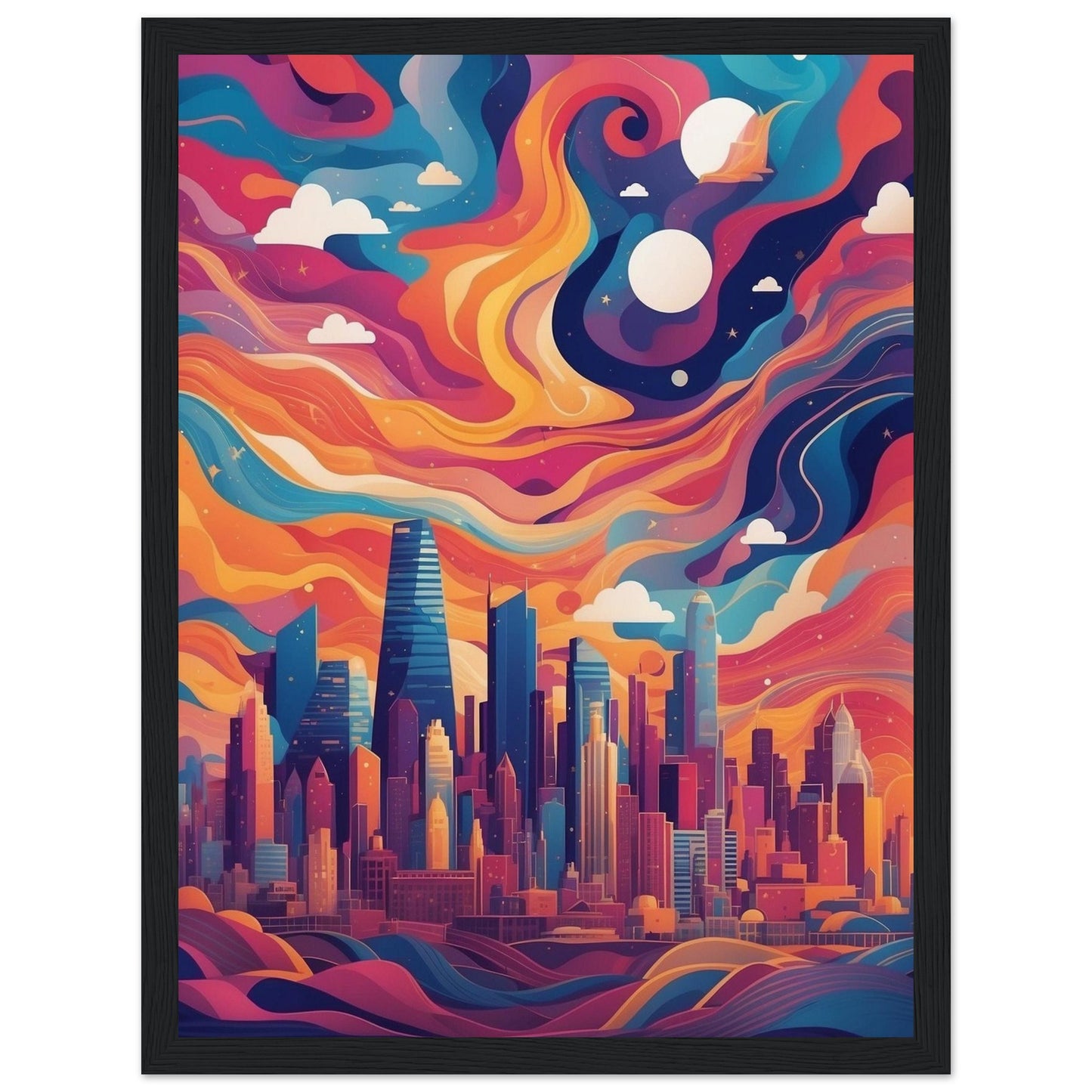 Premium Matte Paper Wooden Framed Poster