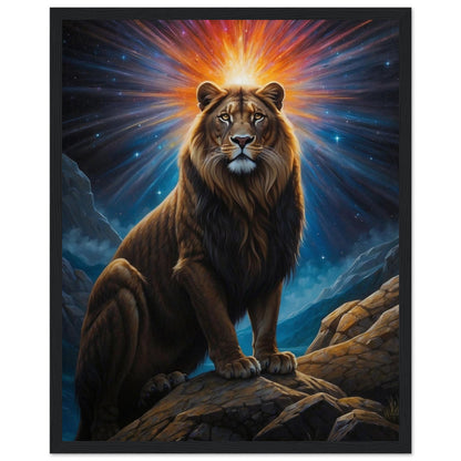 Premium Matte Paper Wooden Framed Poster