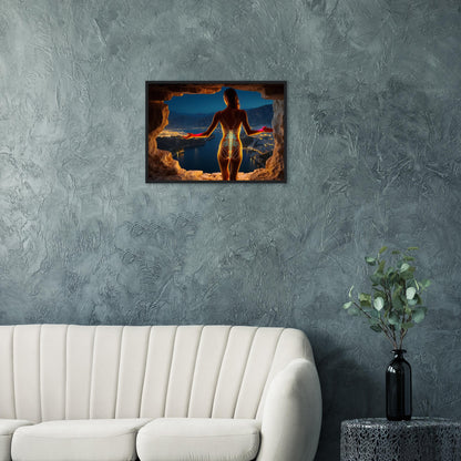Premium Matte Paper Wooden Framed Poster