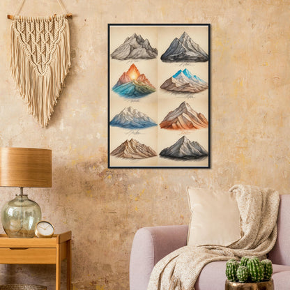 Premium Matte Paper Wooden Framed Poster