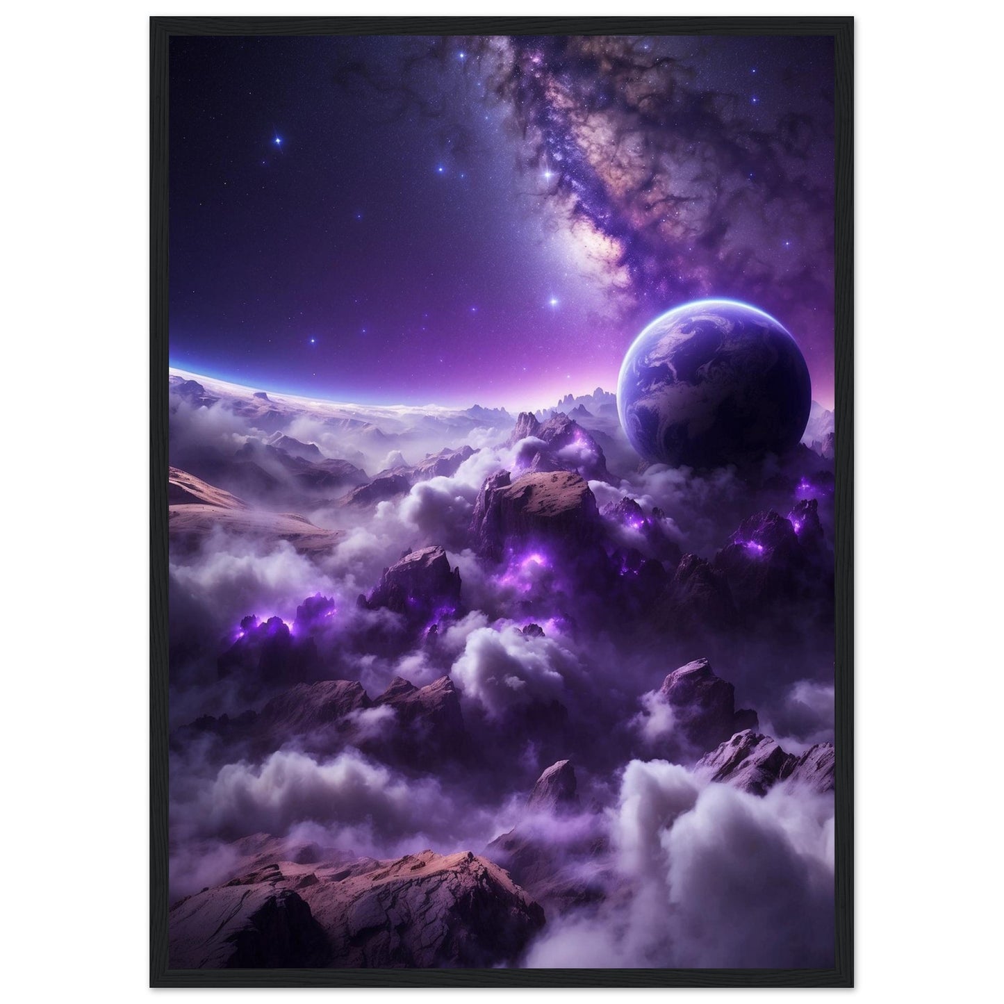 Premium Matte Paper Wooden Framed Poster