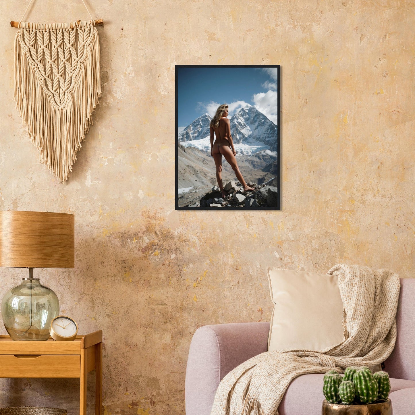 Premium Matte Paper Wooden Framed Poster