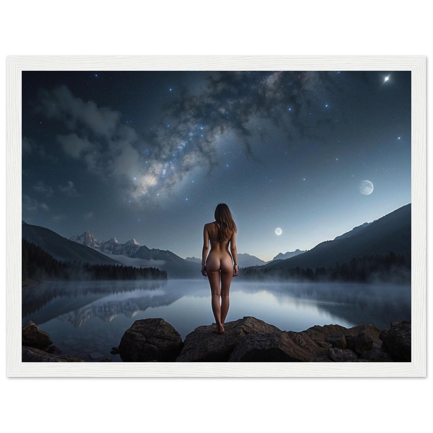 Premium Matte Paper Wooden Framed Poster