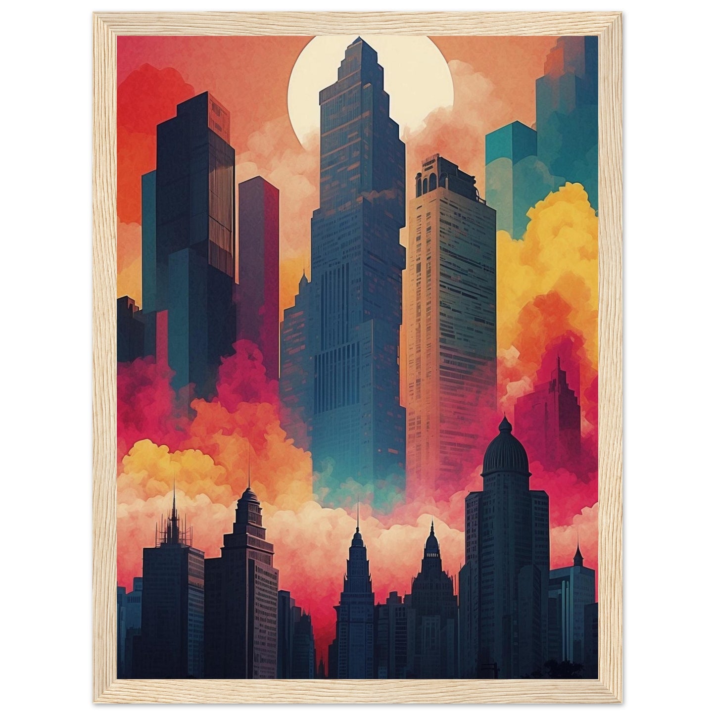 Premium Matte Paper Wooden Framed Poster