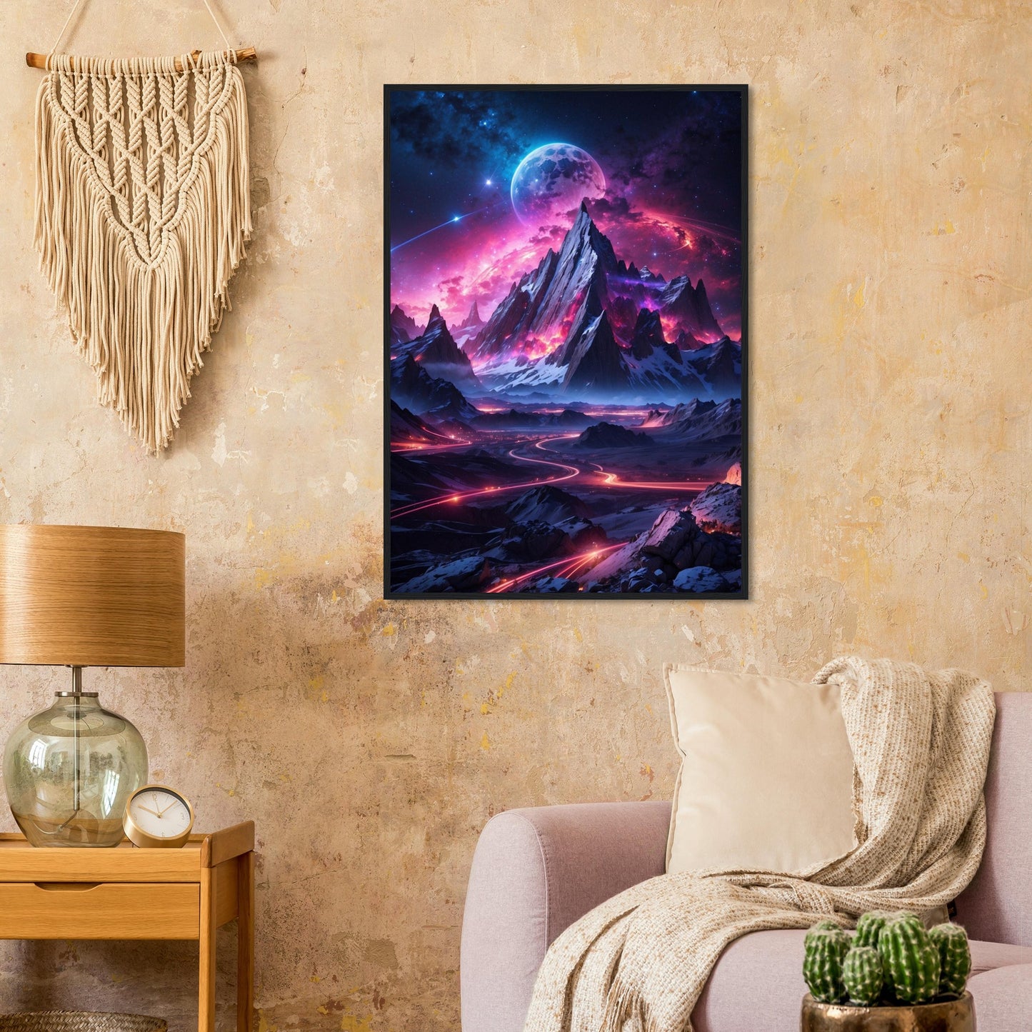 Premium Matte Paper Wooden Framed Poster