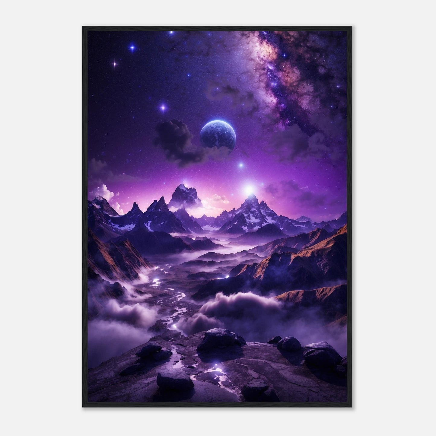 Premium Matte Paper Wooden Framed Poster