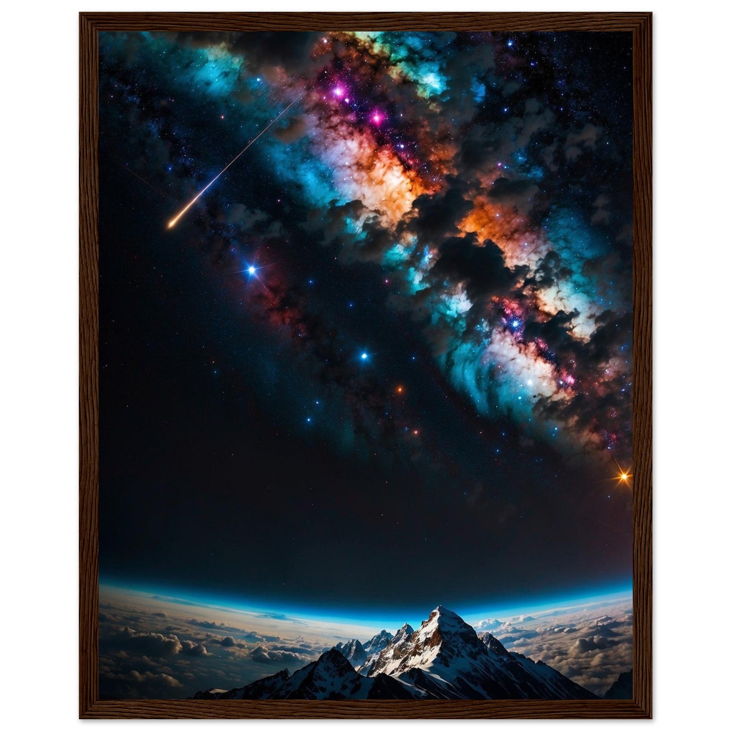 Premium Matte Paper Wooden Framed Poster