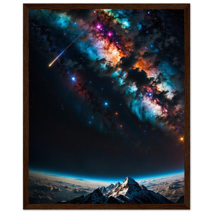 Premium Matte Paper Wooden Framed Poster