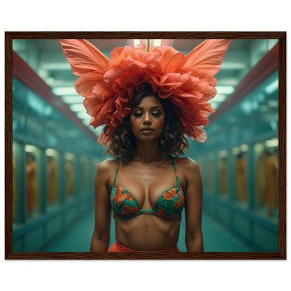 Premium Matte Paper Wooden Framed Poster